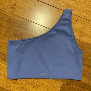 SETactive ribbed one shoulder sculptflex top